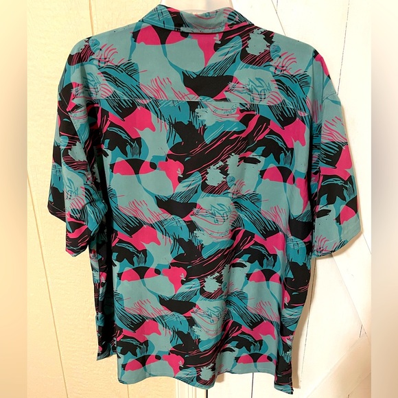 Warrior Miami Brushstroke Button Down - Picture 3 of 4